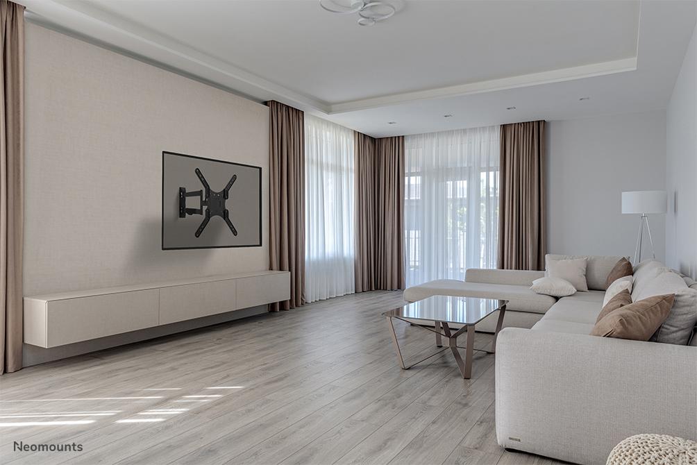 Neomounts WL40-550BL14 TV-Wandhalterung 32-55" - volle Bewegung - einfache Installation